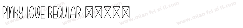 Pinky Love Regular字体转换